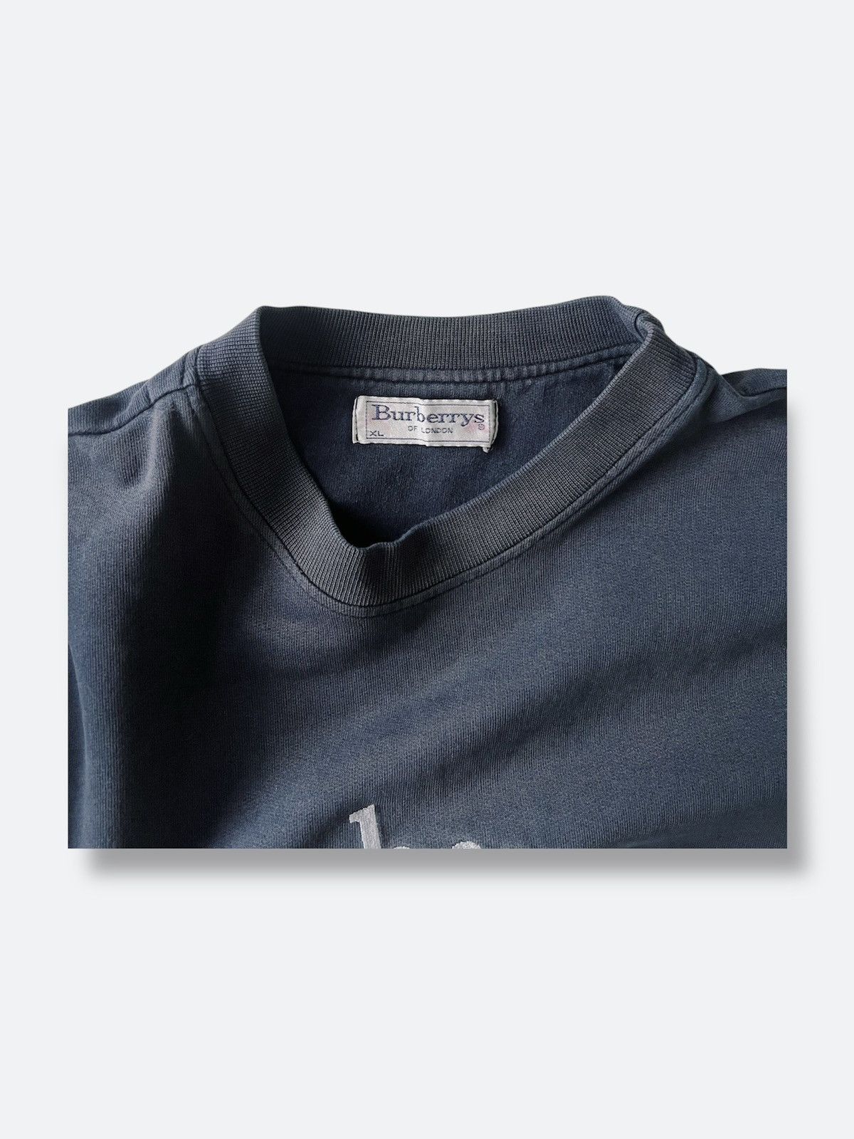Burberry × Vintage Vintage Burberry / Burberry’s Navy Sweater Size US XL / EU 56 / 4 - 7 Thumbnail