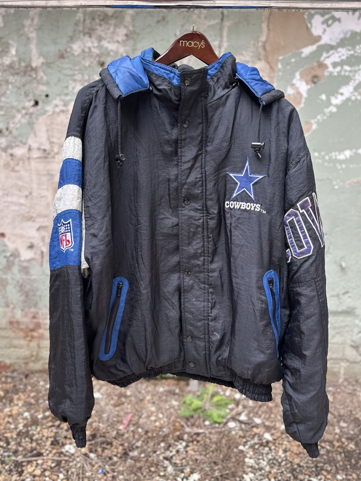 Vintage Dallas Cowboys Jacket 90s Starter Anorak NFL Grail