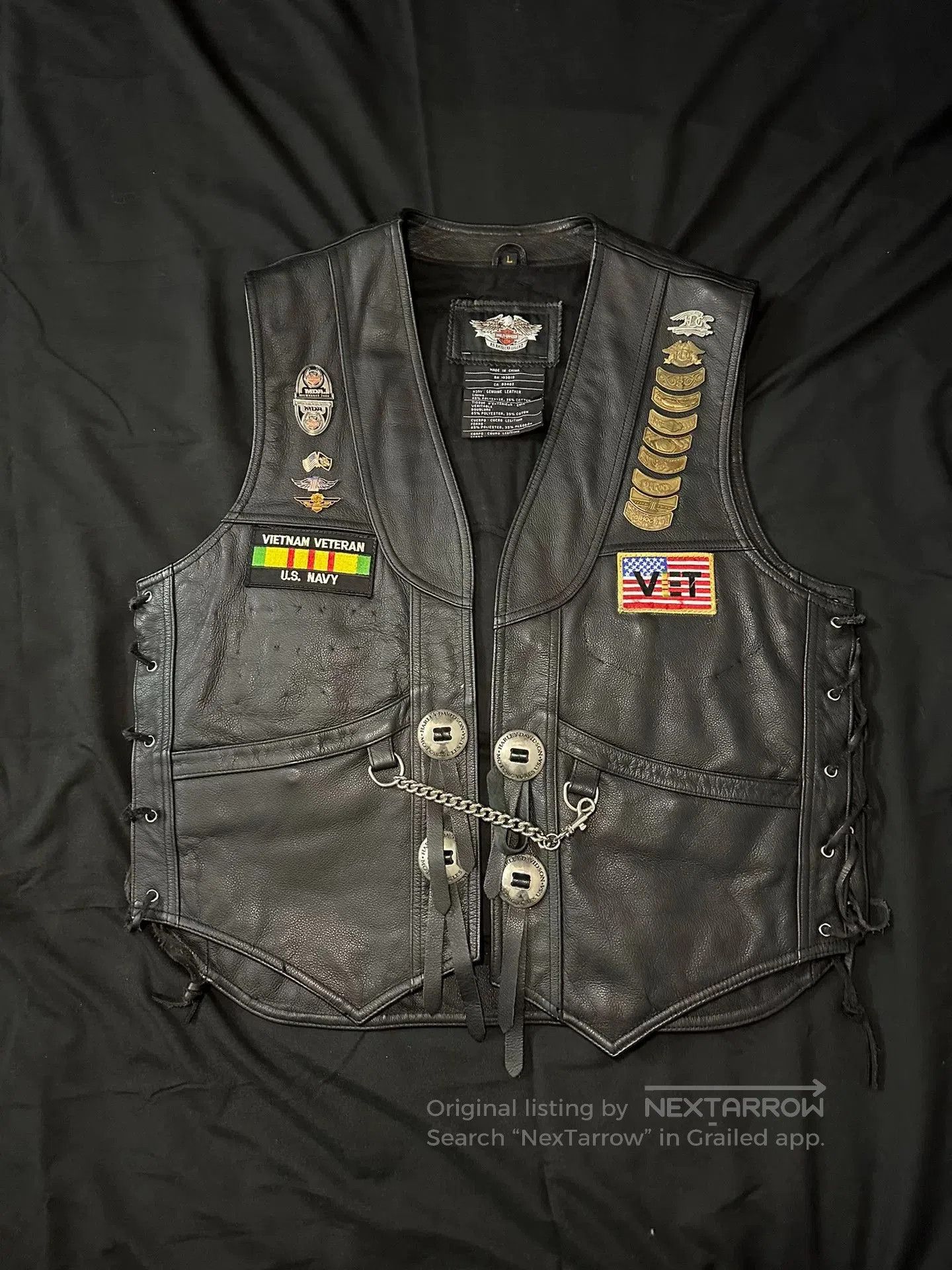 Vintage Vintage Harley Davidson Badge Vest. Size US L / EU 52-54 / 3 - 1 Thumbnail