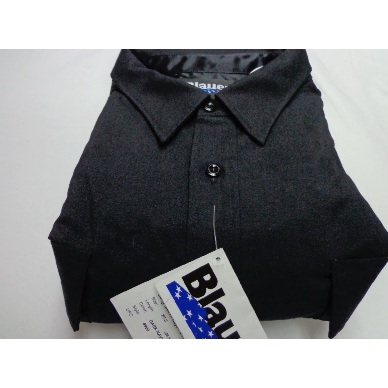 Vintage BLAUER MENS LONG SLEEVE SHIRT UNIFORM POLYESTER RAYON BLEND BLUE 20.5 8900 36-37 Mens Size US XXL / EU 58 / 5 - 2 Thumbnail