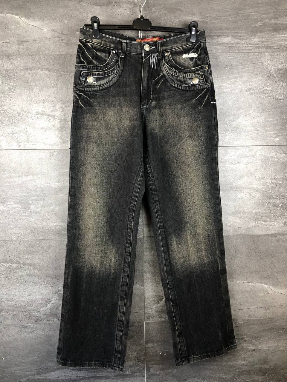 Japanese Brand Vintage Denim Jeans Japanese Crazy Distressed Faded Pants Size US 32 / EU 48 - 2 Thumbnail
