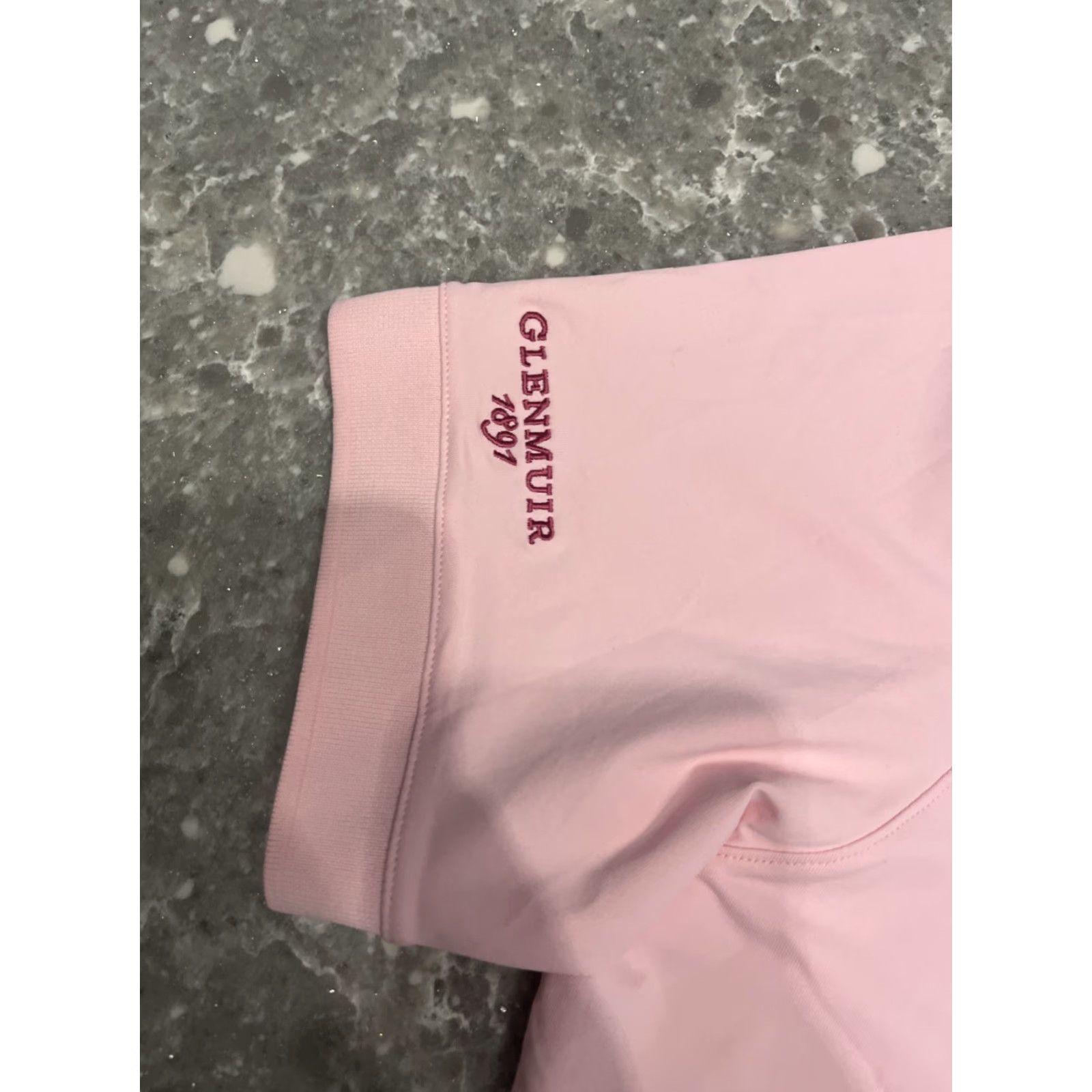 Vintage Glenmuir 1891 Polo Shirt Golf Shirt Mens XL Pink Short Sleeve Quick Dry Performance 100% Polyester Jersey Polo Logo Classic Slim Fit Golf Mens XL Pink Size US XL / EU 56 / 4 - 4 Thumbnail