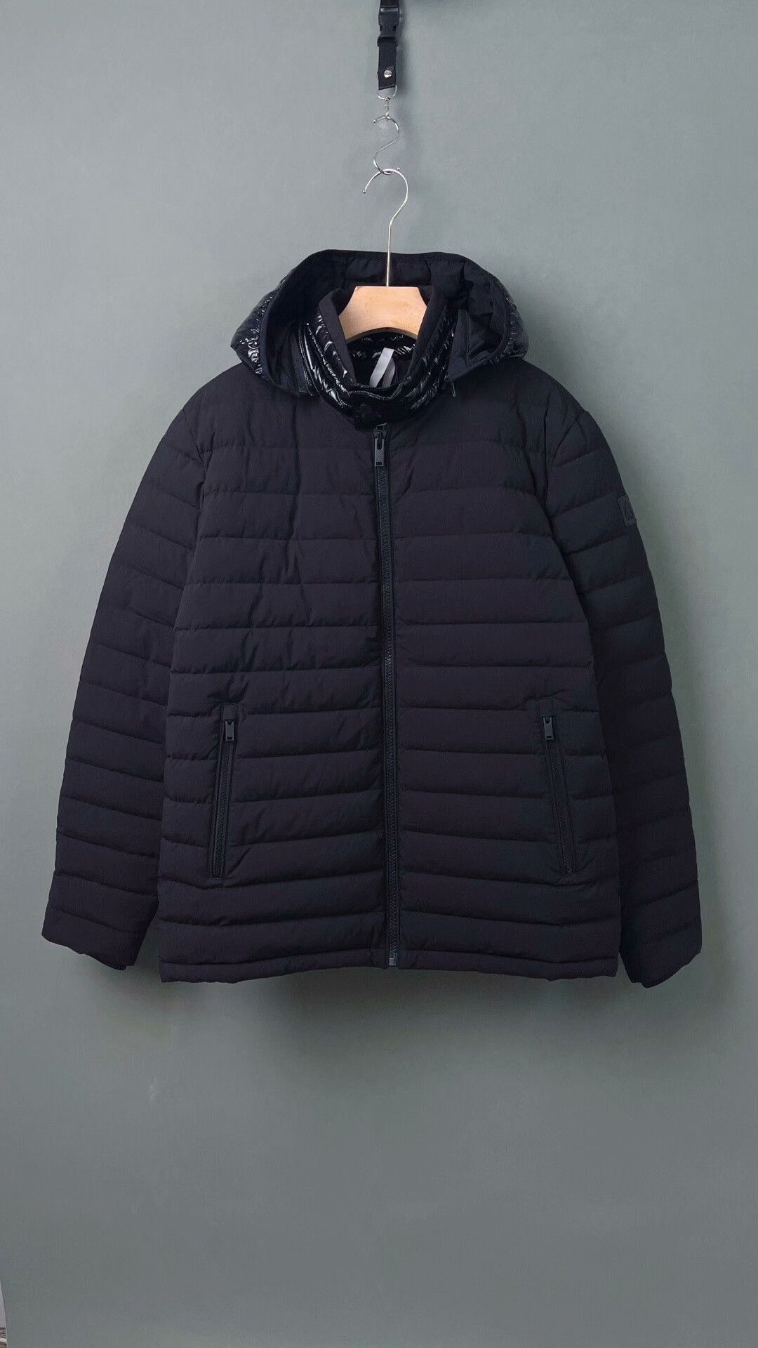 Moose Knuckles Moose Knuckles Black Zip Hooded Down Jacket XL Size US XL / EU 56 / 4 - 1 Thumbnail