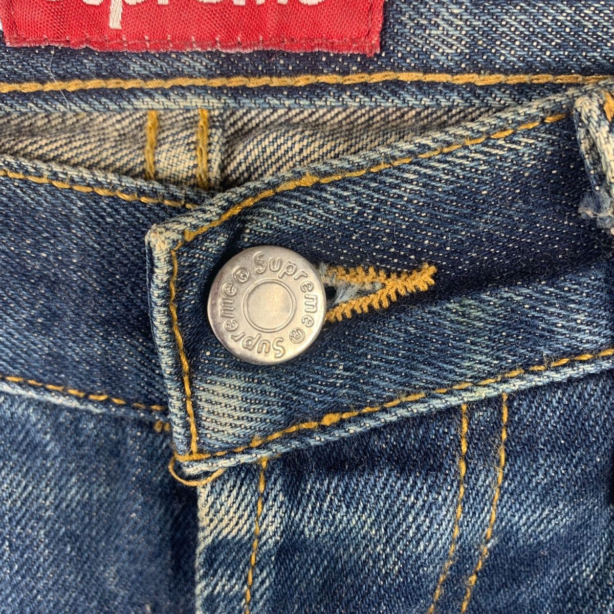 Supreme × Vintage Vintage SUPREME usa blue jeans Size US 32 / EU 48 - 5 Thumbnail