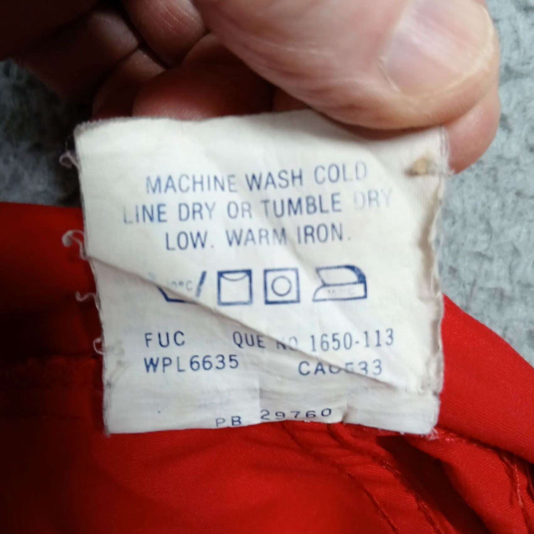 Vintage VINTAGE Woolrich Anorak Jacket Mens L Red Nylon Made in USA Pullover Hooded Zip Drawstring Casual Outer Shell Nylon Size US L / EU 52-54 / 3 - 6 Thumbnail
