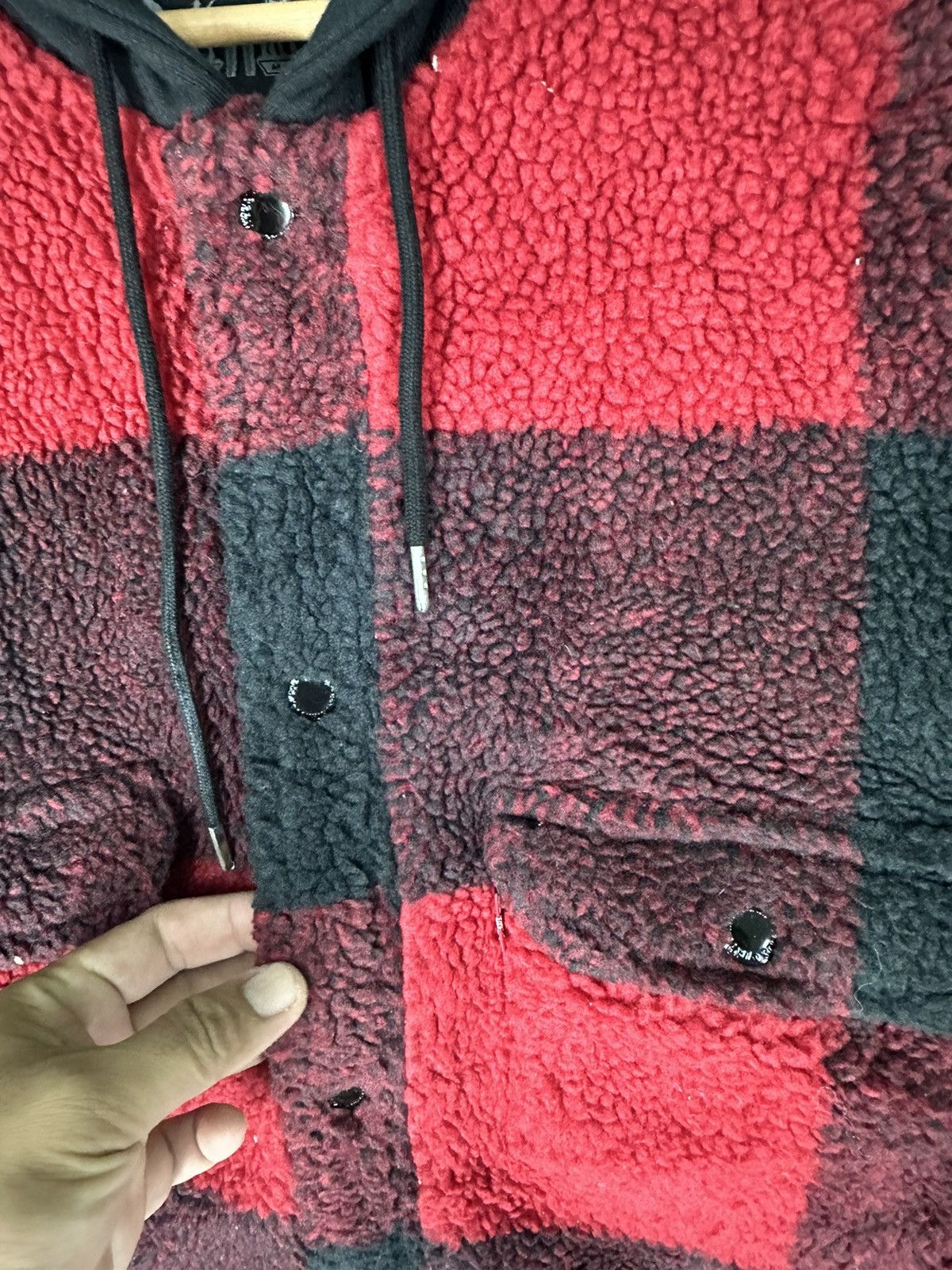 Levi's Vintage Clothing Levi’s Sherpa Jackson Worker Hoodie Shirt Fleece Jacket Size US M / EU 48-50 / 2 - 10 Thumbnail