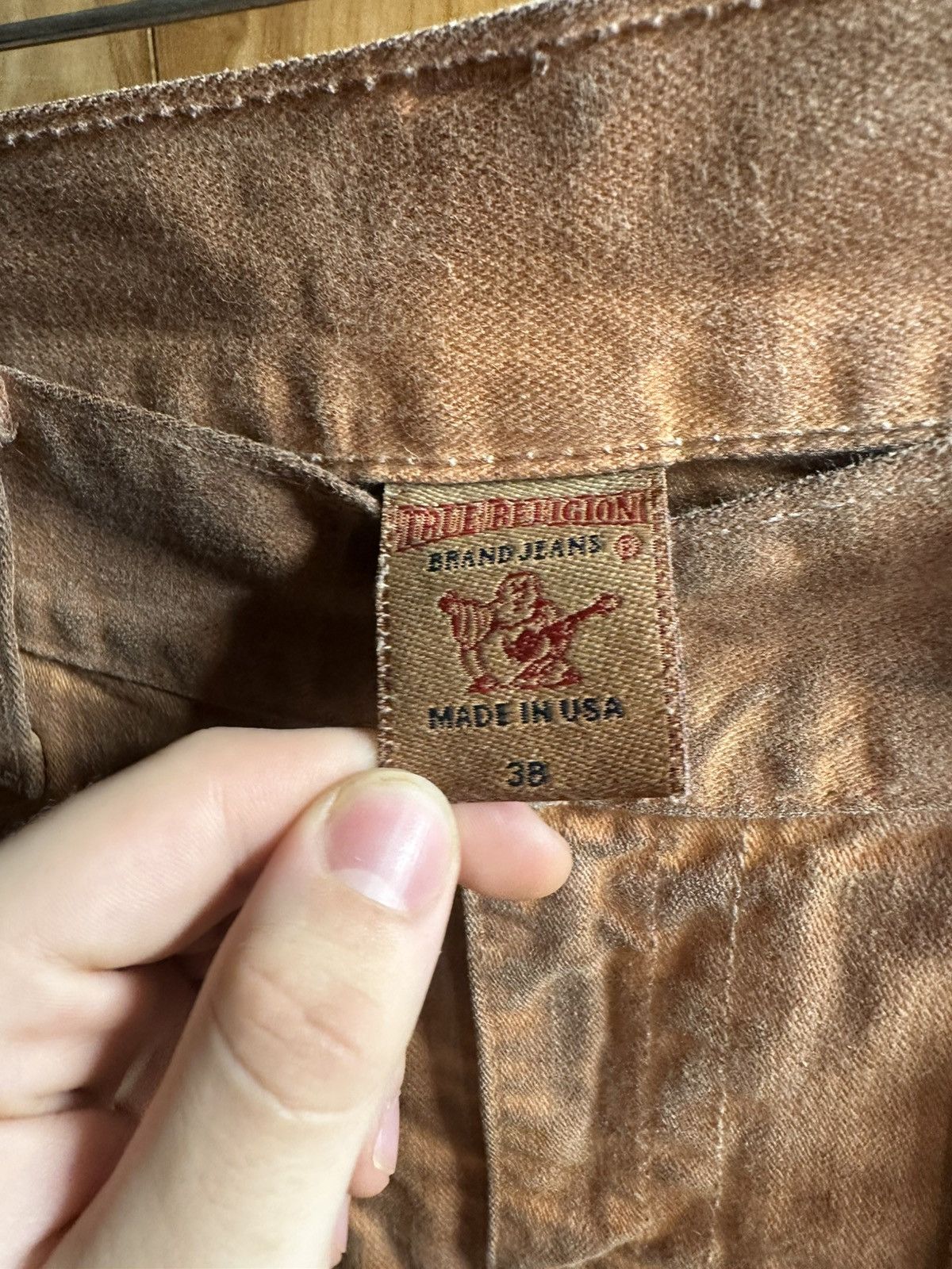 True Religion × Vintage Vintage Orange Dyed True Religion Jeans (Read Description) Size US 38 / EU 54 - 5 Thumbnail
