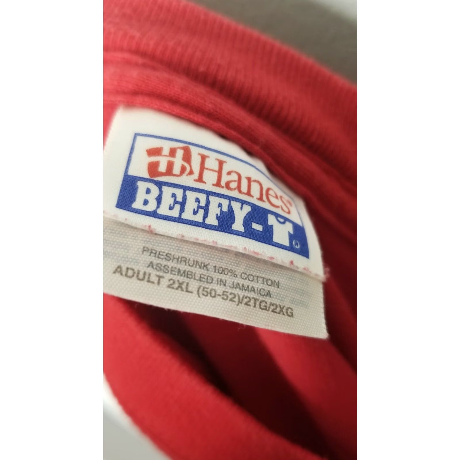 Hanes Retro The White House OFFICIAL EAGLE INSIGNIA T Shirt Red Mens 2XL Size US XXL / EU 58 / 5 - 2 Thumbnail