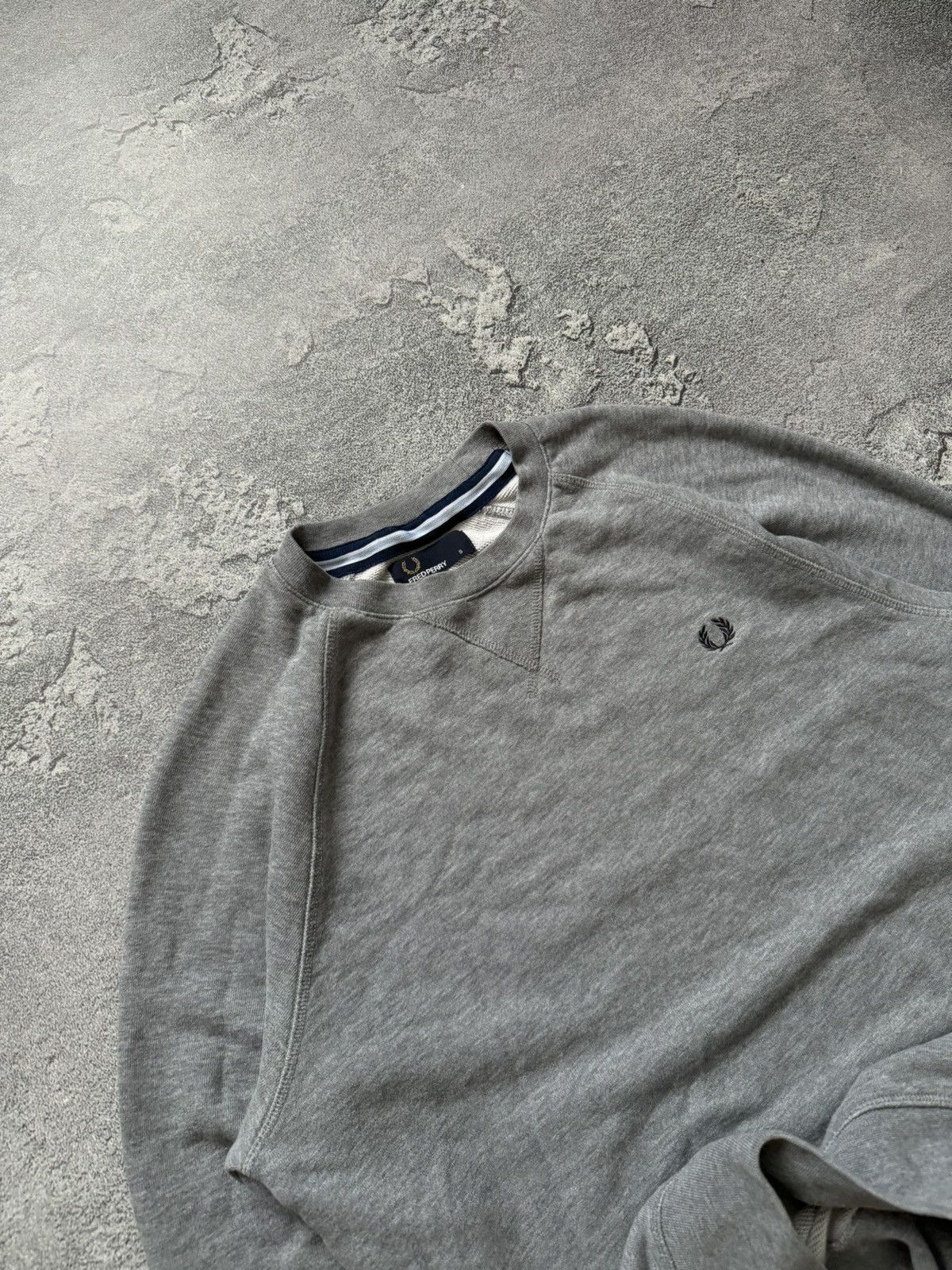 Designer × Fred Perry Fred Perry S gray sweatshirt jumper pullover long sleeve Size US S / EU 44-46 / 1 - 2 Thumbnail