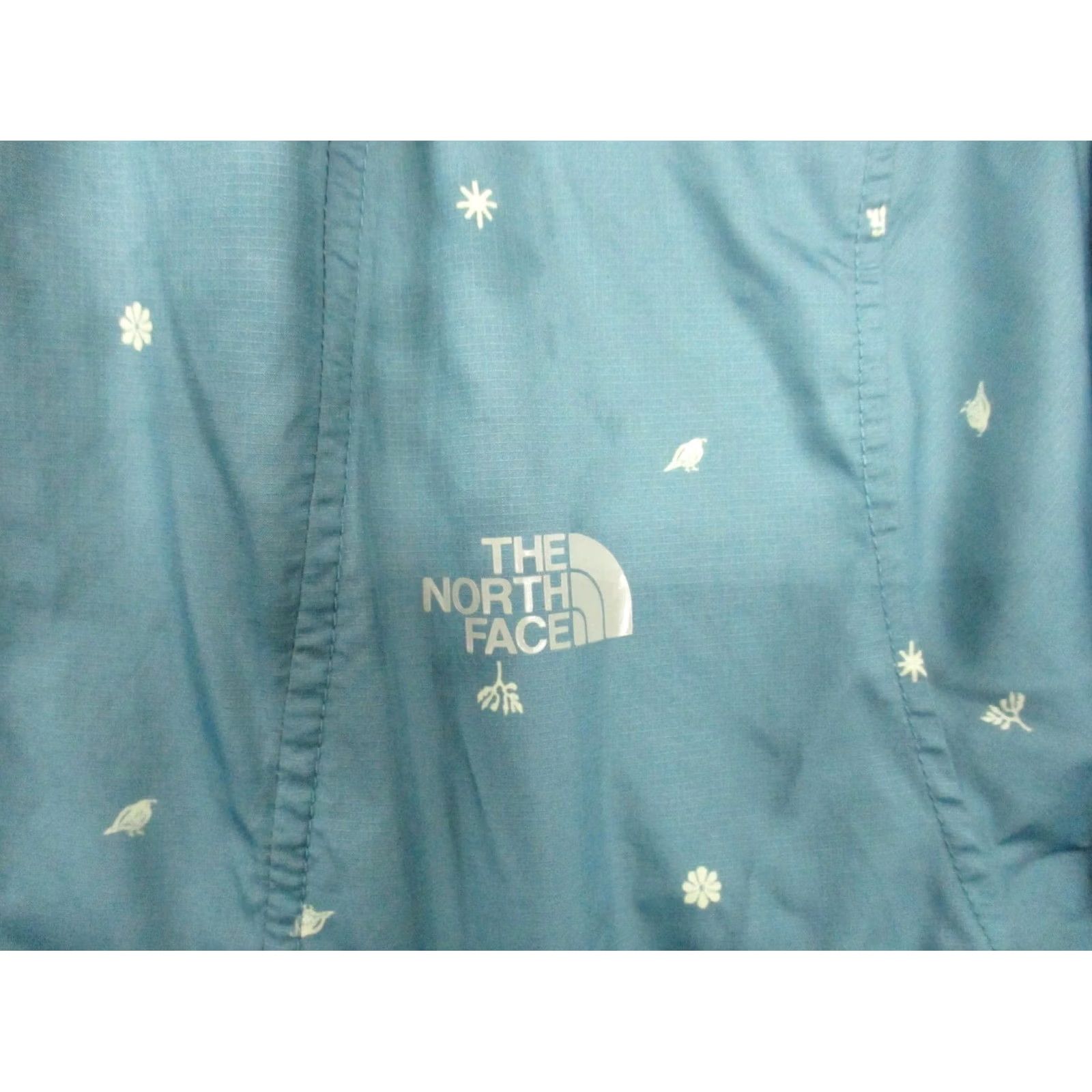 The North Face The North Face Jacket Fanorak Packable Floral Aqua Small Windwall Women Size S / US 4 / IT 40 - 2 Thumbnail