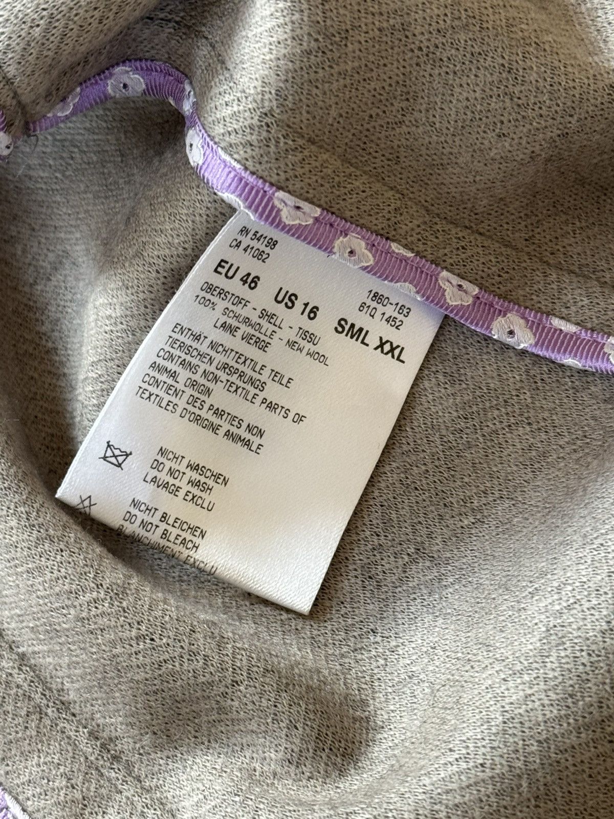 Bogner × Designer Bogner EU46 US16 wool blazer jacket coat Size XXL / US 16-18 / IT 52-54 - 12 Thumbnail