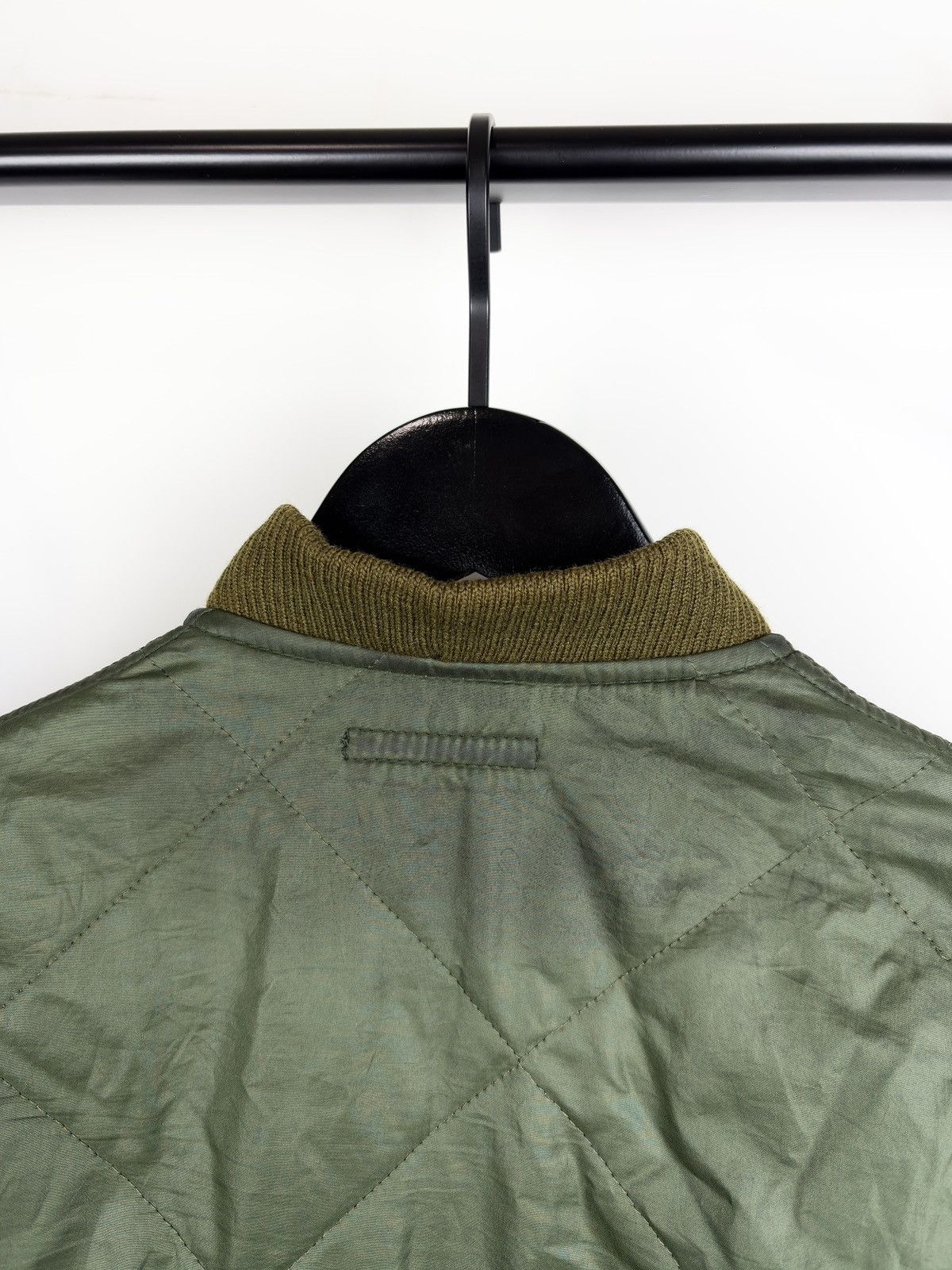 Helmut Lang AW96 Helmut Lang Mainline Quilted Bomber Jacket Olive Size US S / EU 44-46 / 1 - 5 Thumbnail
