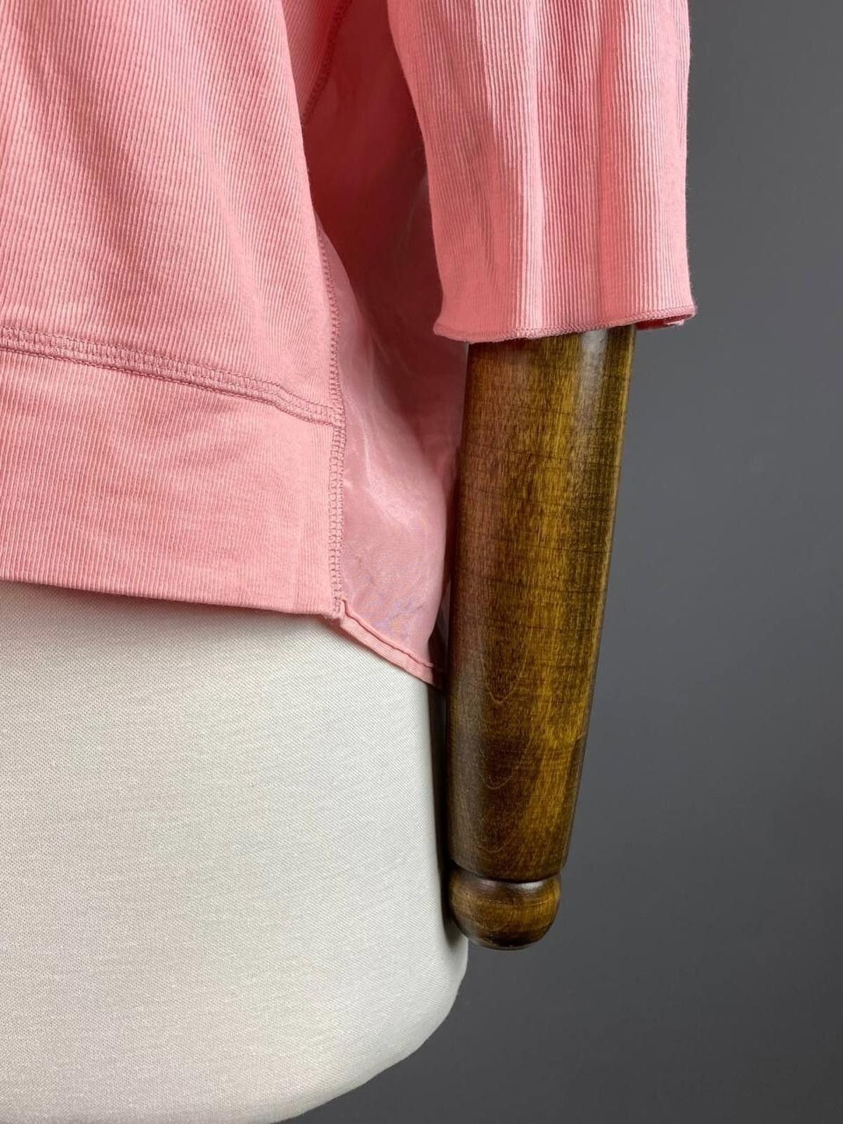 Designer Marc Cain Sport Pink Open Front Cardigan Sweater Size M Size M / US 6-8 / IT 42-44 - 7 Thumbnail