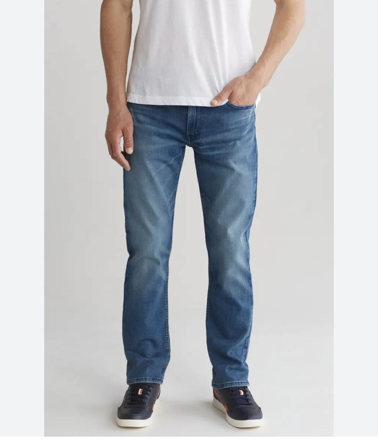 Levi's Levi’s 514 Straight Leg Jeans Medium Wash Size 36 x 30. Size US 36 / EU 52 - 1 Thumbnail