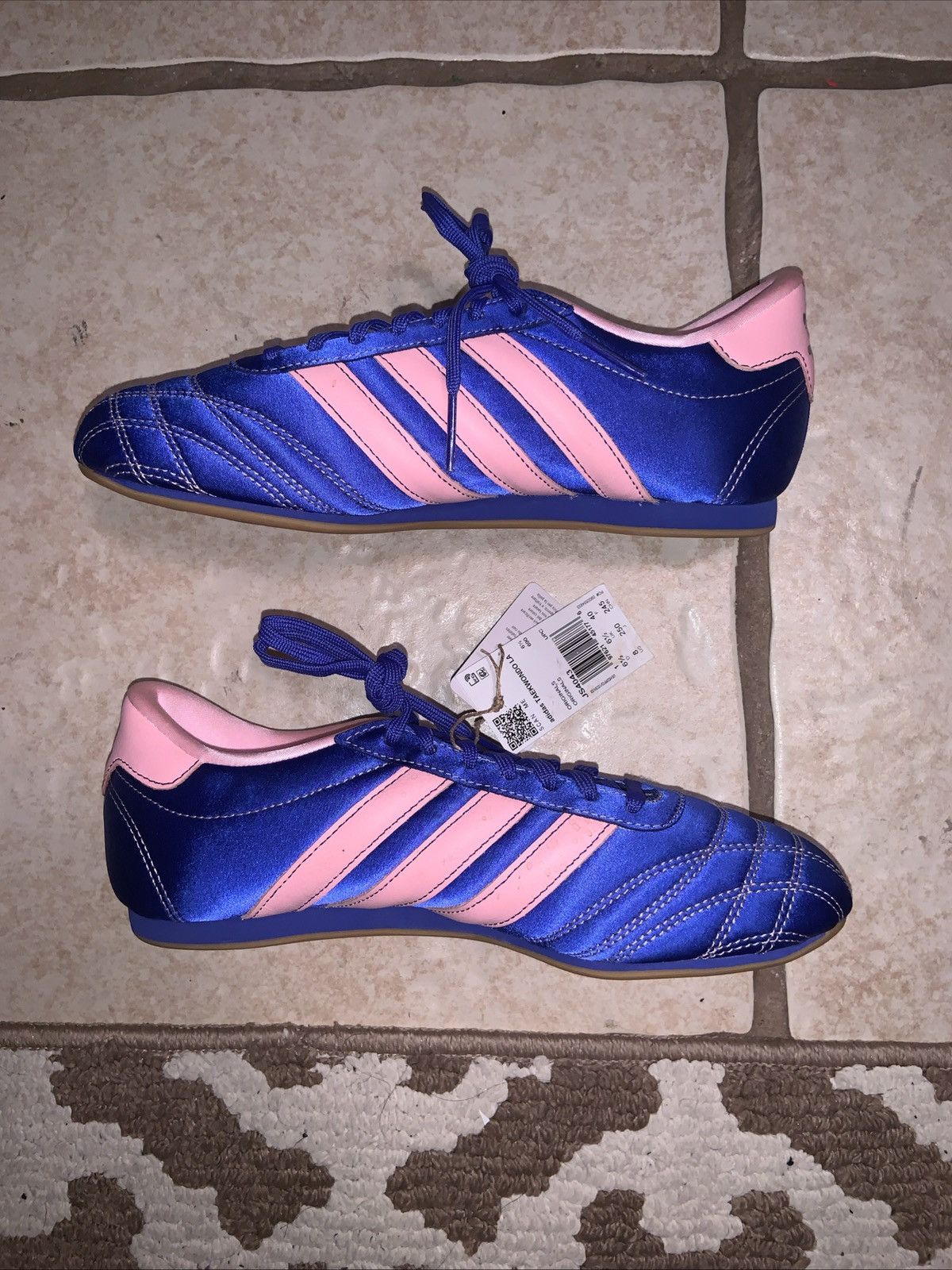 Adidas Women's Adidas Taekwondo Shoes - Size 8 - Pink & Satin Blue Size US 8 / IT 38 - 2 Thumbnail