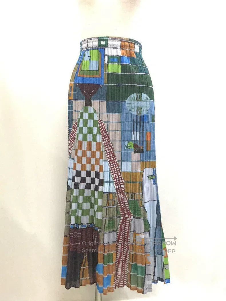 Issey Miyake Issey Miyake Green Dress Size M / US 6-8 / IT 42-44 - 6 Thumbnail