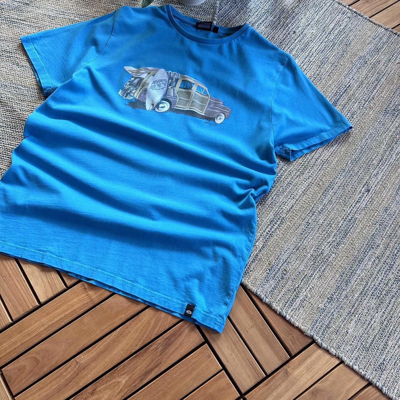Other Vintage Y2K Animal Print Chilling Car Surfcore Tee T-shirt Size US M / EU 48-50 / 2 - 2 Thumbnail