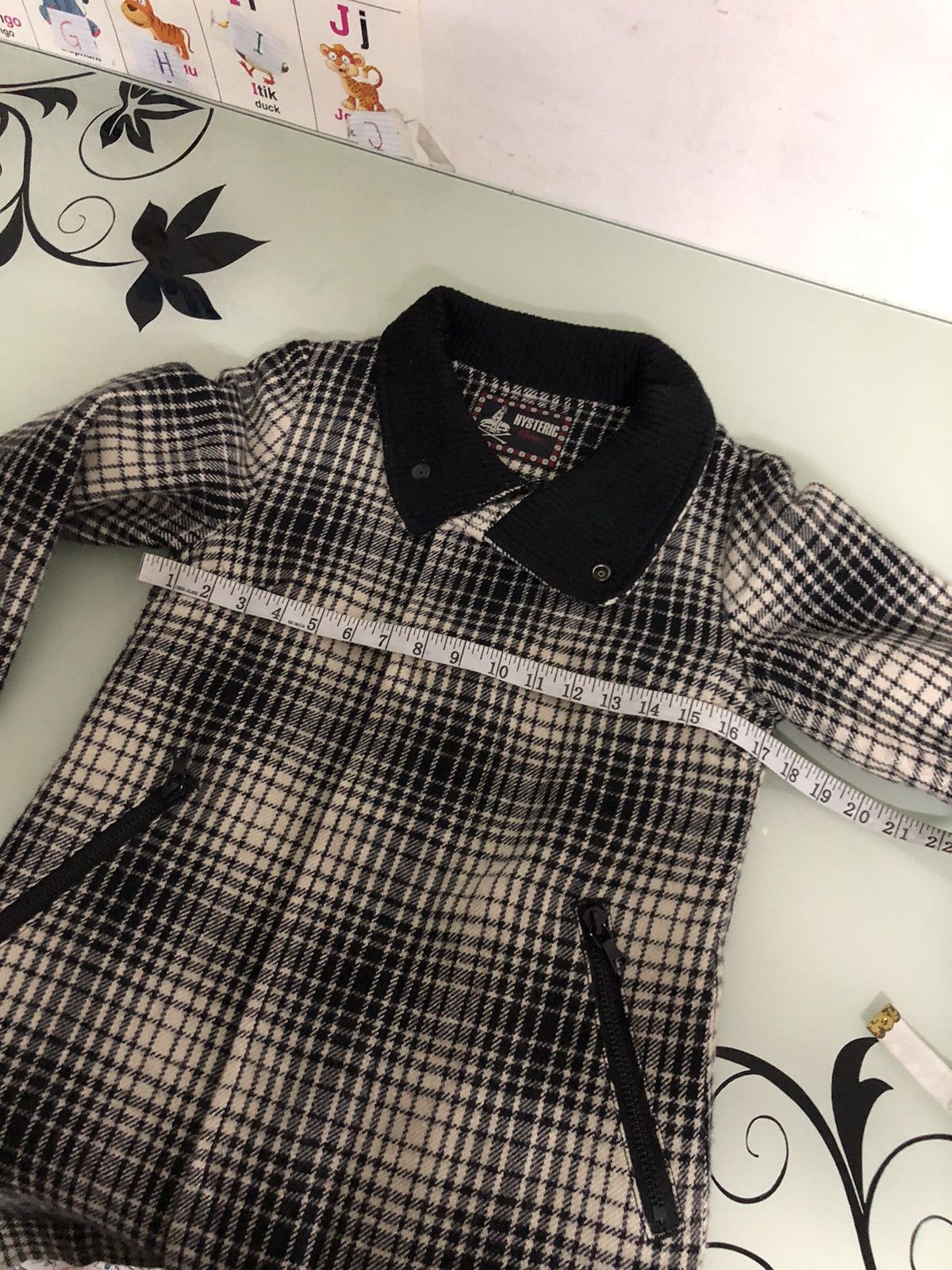 Hysteric Glamour Hysteric Glamour Ginham Wool Coat Jacket Size ONE SIZE - 17 Thumbnail
