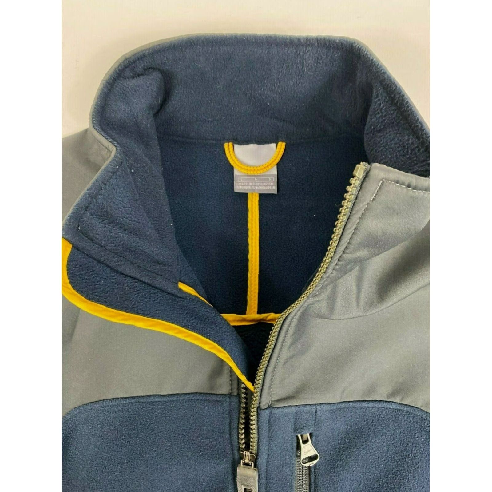 Nike Nike Vintage Fleece Full Zip Jacket Mens L Gray & Blue Y2K Soft Shell Mid-Length Redundant? Size US L / EU 52-54 / 3 - 6 Thumbnail