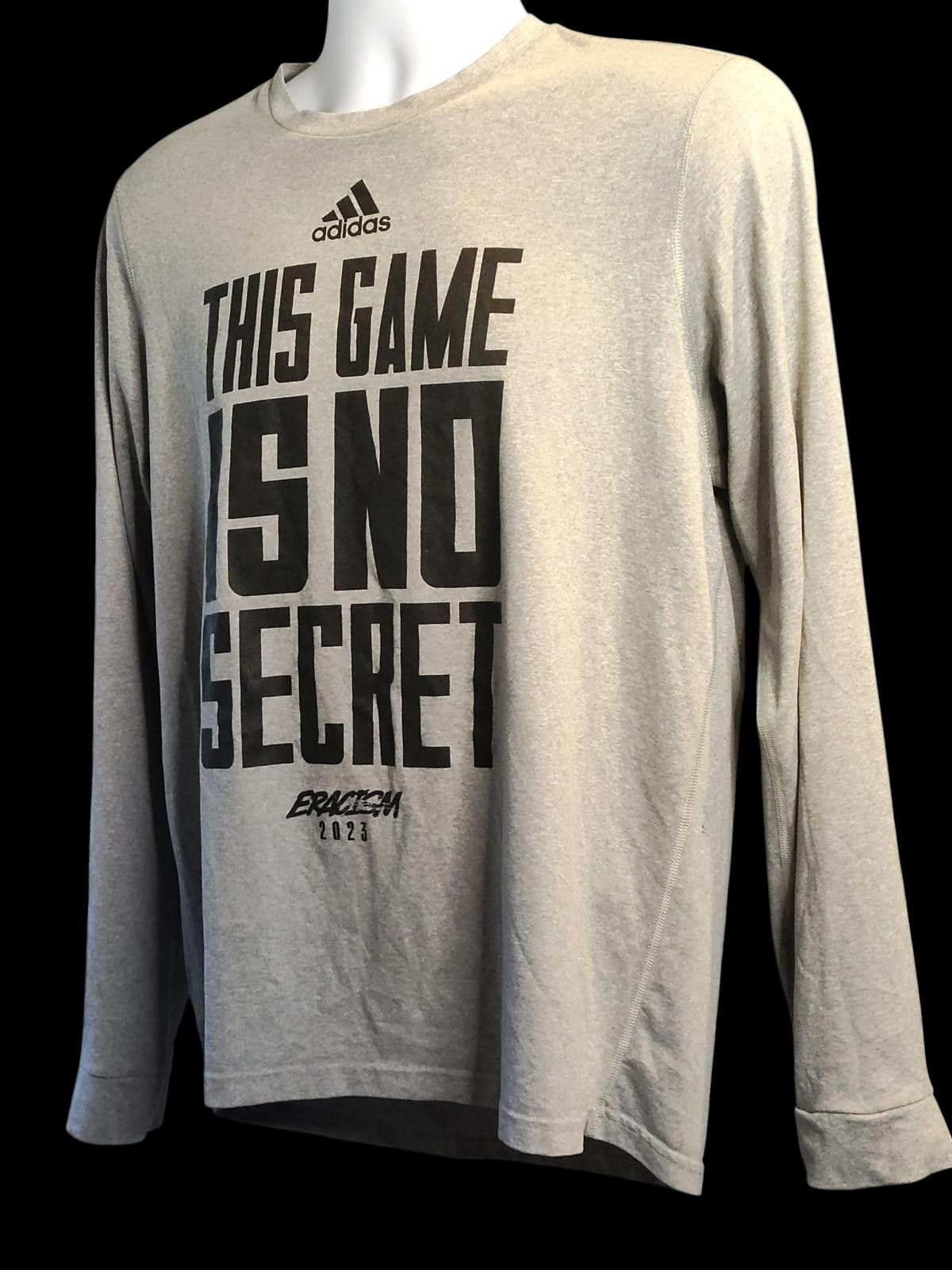 Adidas Adidas Men's Long Sleeve Activewear Top - Gray, Size Medium Size US M / EU 48-50 / 2 - 4 Thumbnail