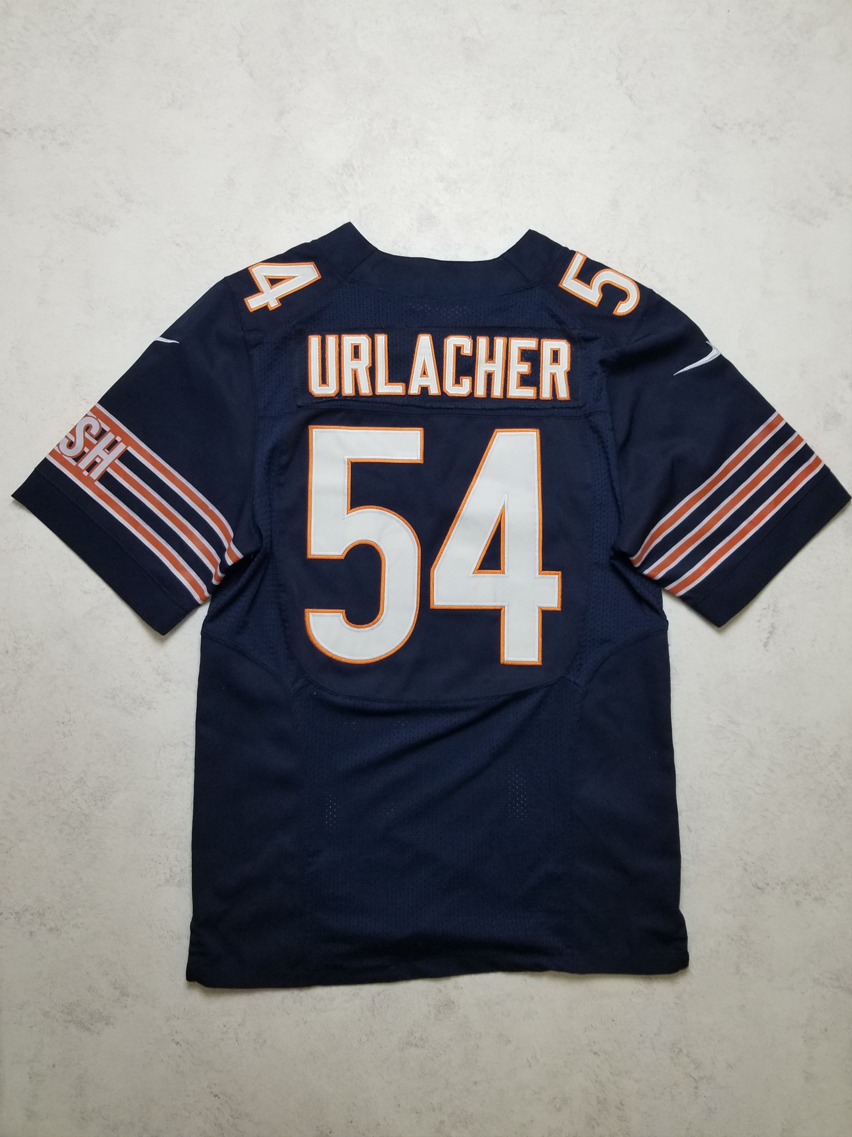 Nike On Field Elite Brian Urlacher #54 Sewn Chicago Bears Jersey Size US S / EU 44-46 / 1 - 2 Thumbnail