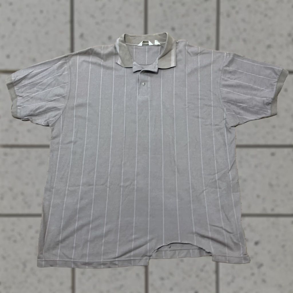 Arrow VINTAGE TOURNAMENT ARROW Polo Shirt 2XL Men Brown Stripe Casual Short Sleeve Shirt Men Brown Stripe Polo Size US XXL / EU 58 / 5 - 1 Thumbnail