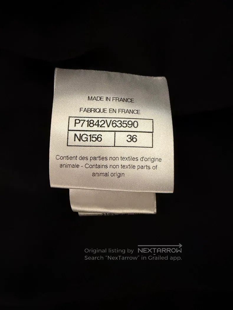 Chanel Chanel 22-year-old black fine flash fake two-piece coat Size XS / US 0-2 / IT 36-38 - 4 Thumbnail