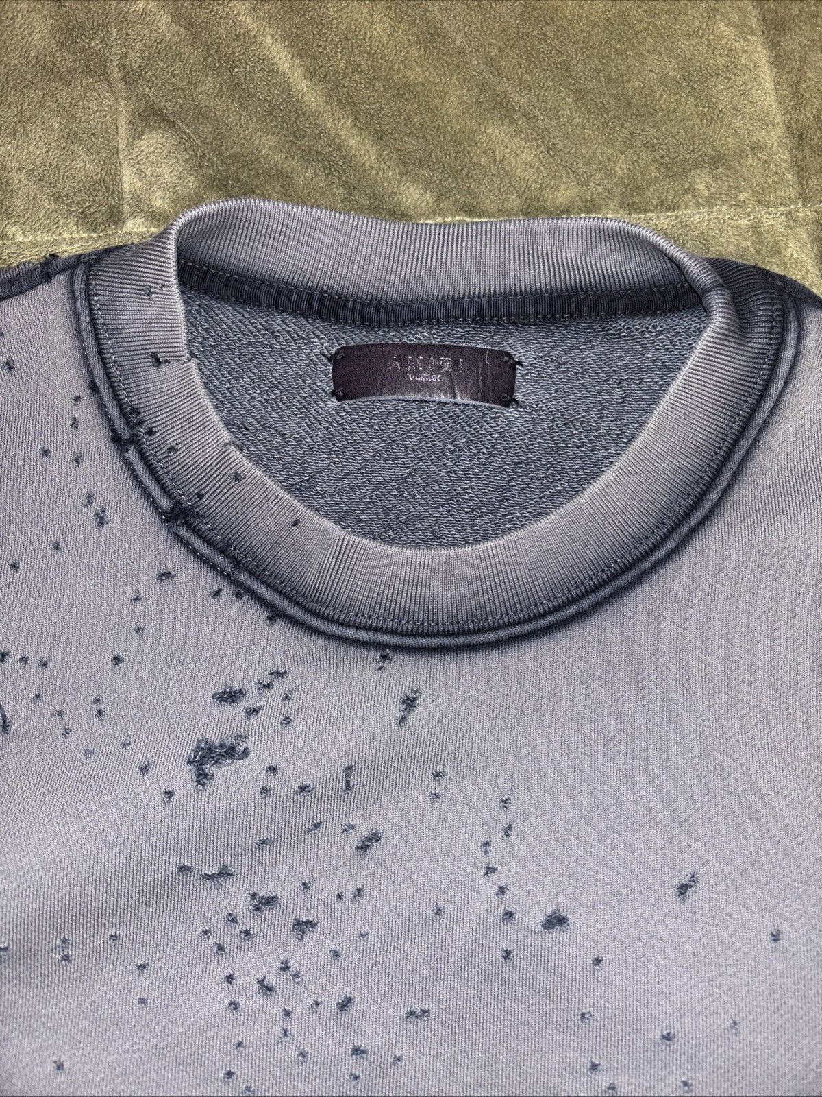 Amiri Amiri washed shotgun crewneck Size US XL / EU 56 / 4 - 2 Thumbnail