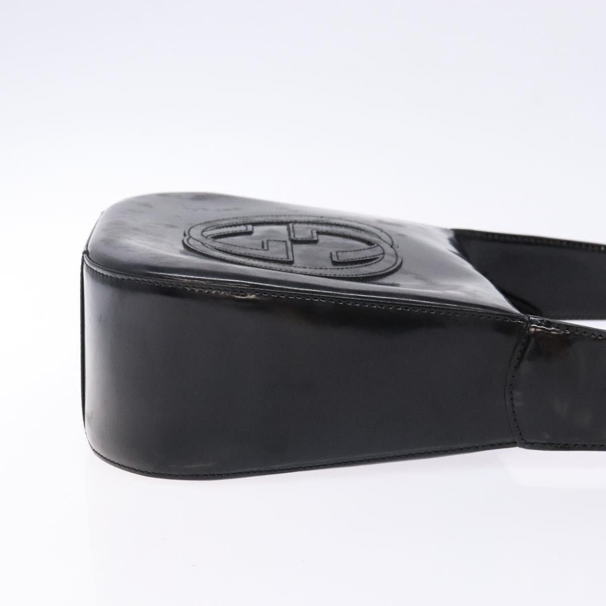 Gucci GUCCI Shoulder Bag Patent Leather Black Silver 007 2046 007 Size ONE SIZE - 4 Thumbnail
