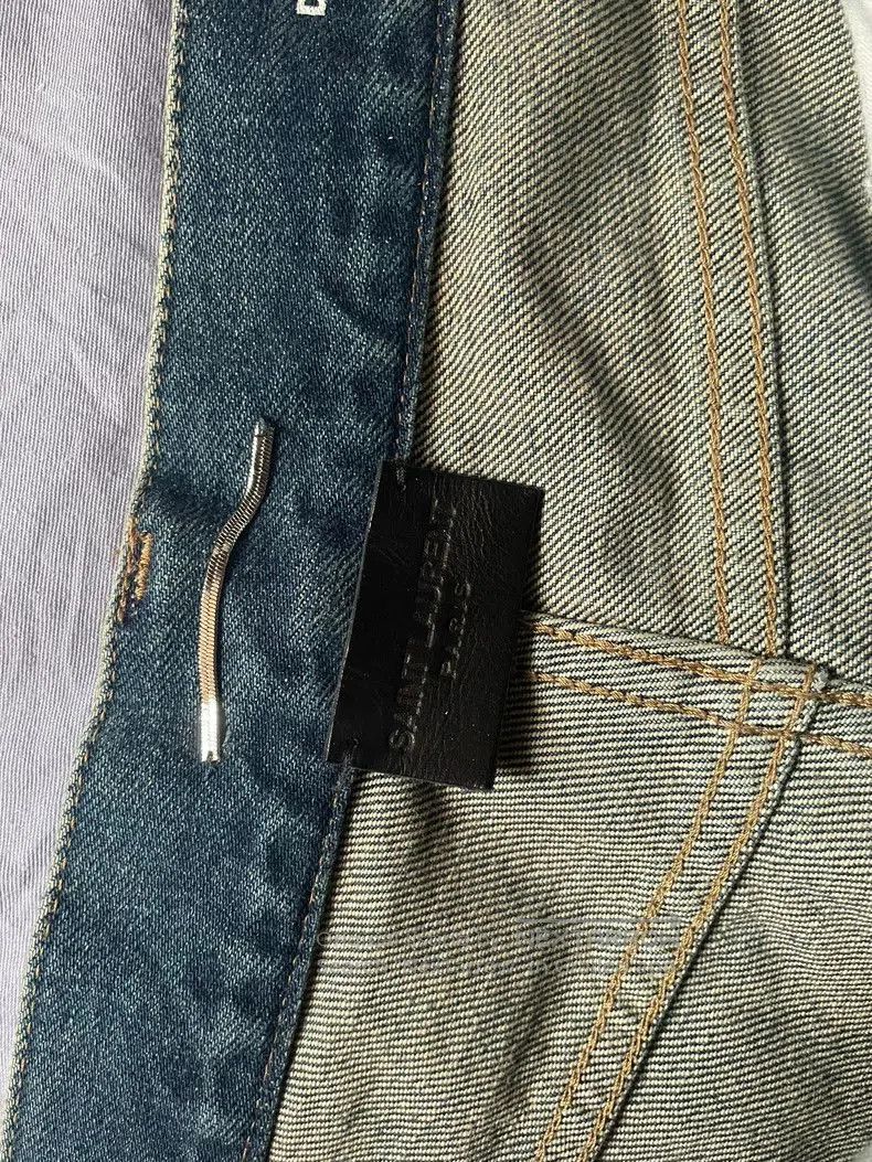 Saint Laurent Paris Saint Laurent Men's Blue Slim Fit Jeans. Size US 29 - 3 Thumbnail