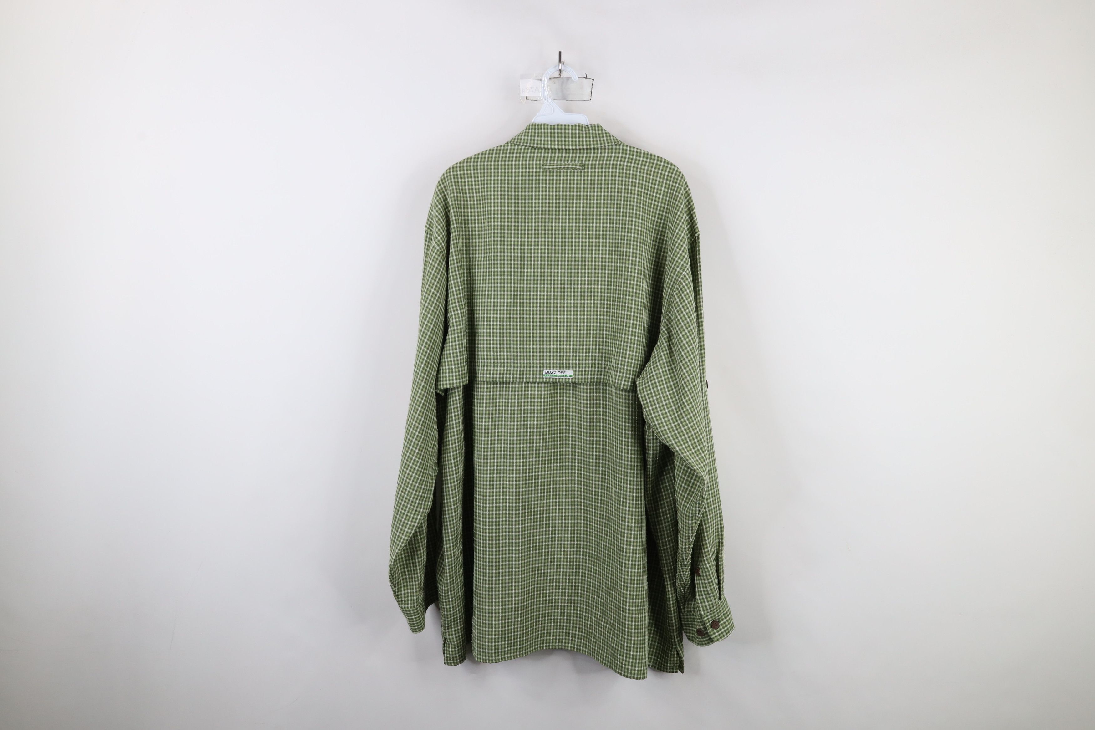 ExOfficio × Vintage Deadstock Vintage ExOfficio Buzz Off Shield Button Shirt Size US XXL / EU 58 / 5 - 12 Thumbnail