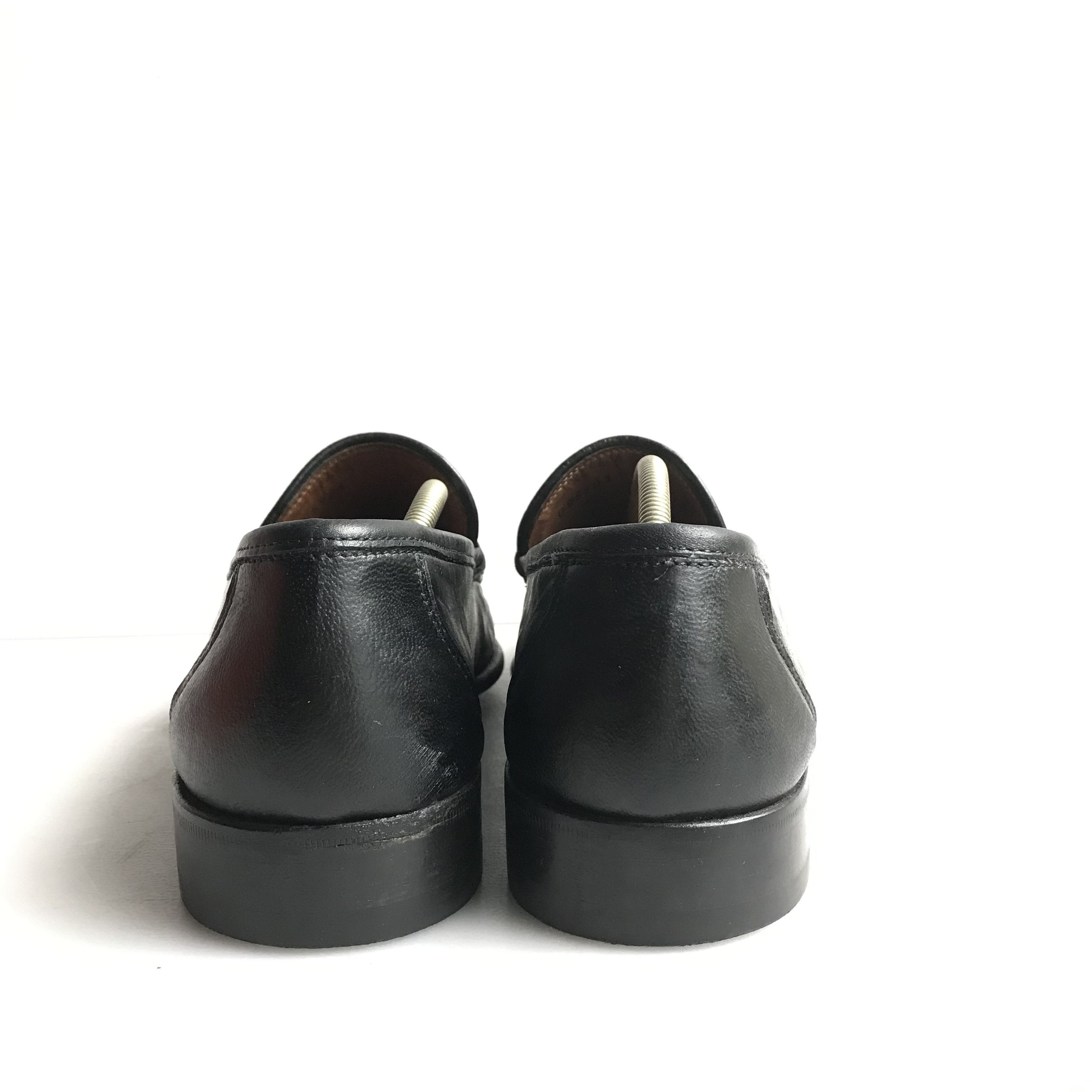 Vintage Vintage Italian Black Penny Loafers Adrian Tassle Bettaccini Size US 6 / EU 39 - 3 Thumbnail