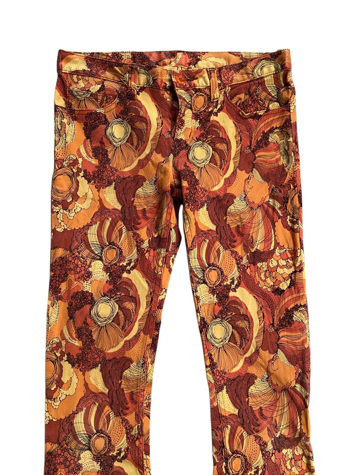 Hysteric Glamour HYSTERIC GLAMOUR FLOWERS FLARED STRETCH PANTS Size 30" / US 8 / IT 44 - 5 Thumbnail
