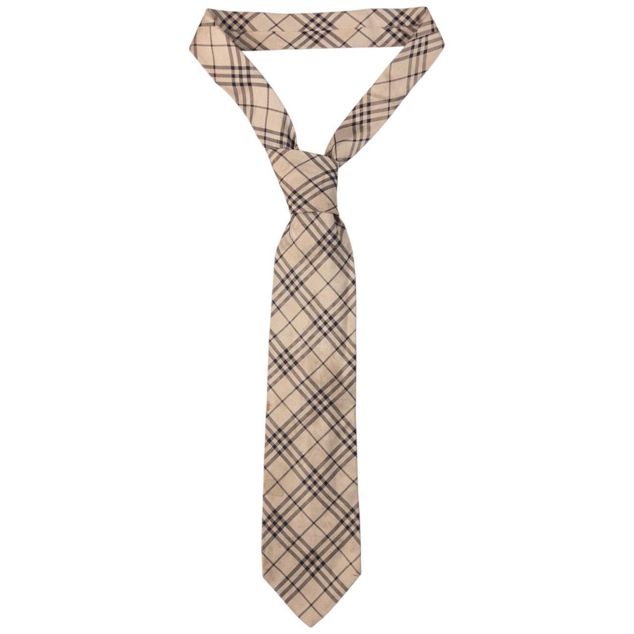 Burberry Vintage Burberry Nova Check Silk Tie Size ONE SIZE - 1 Thumbnail