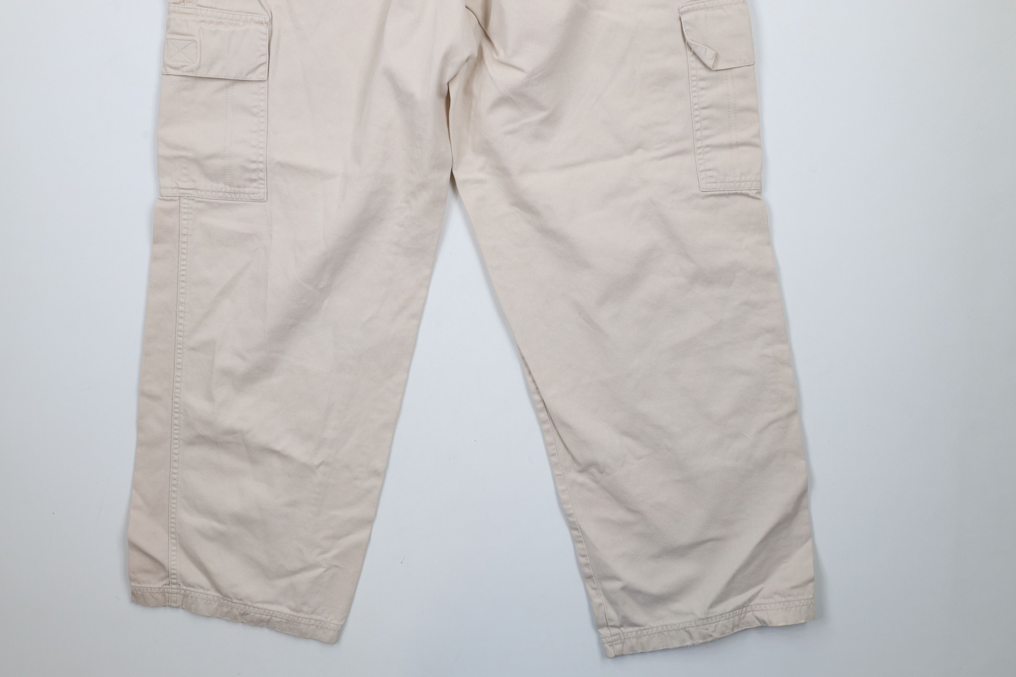 Vintage Vintage 90s Streetwear Wide Leg Baggy Cargo Pants Cotton Size 36" / US 14 / IT 50 - 10 Thumbnail