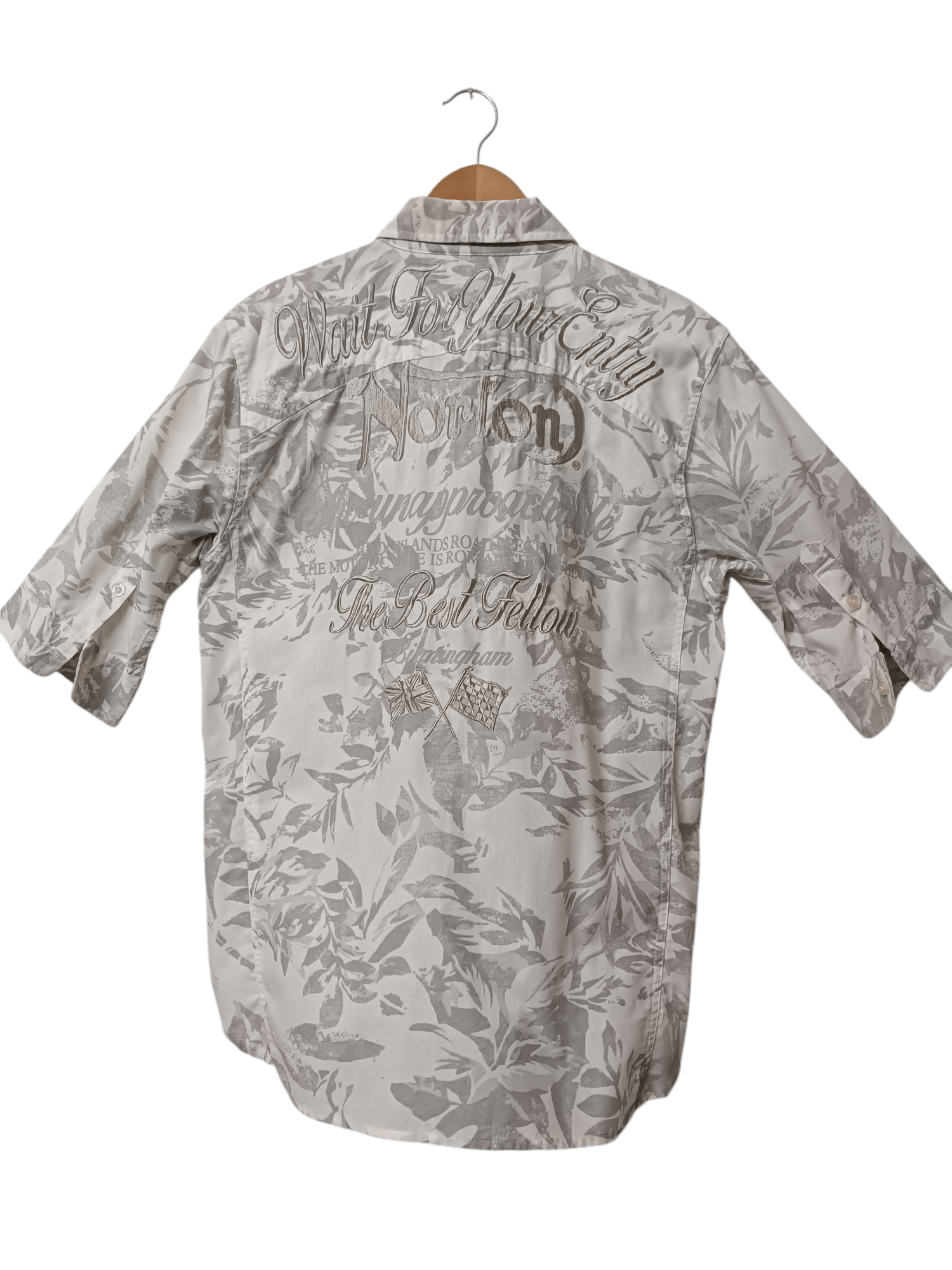 Norton Norton Motorcycle embroidered shirts Size US M / EU 48-50 / 2 - 2 Thumbnail