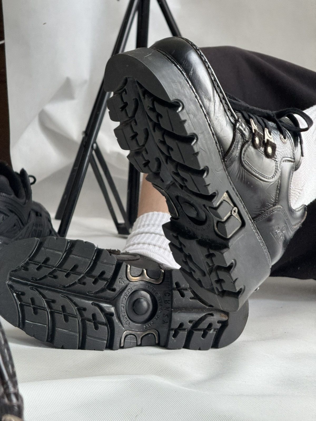 Vintage Avant Garde boots high platform shoes rare Memphis Kanye Size US 10 / EU 43 - 2 Thumbnail