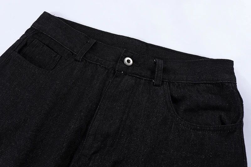 Japanese Brand Retro-style Jeans Ripped Baggy Trousers Star Harajuku style Size US 30 / EU 46 - 5 Thumbnail