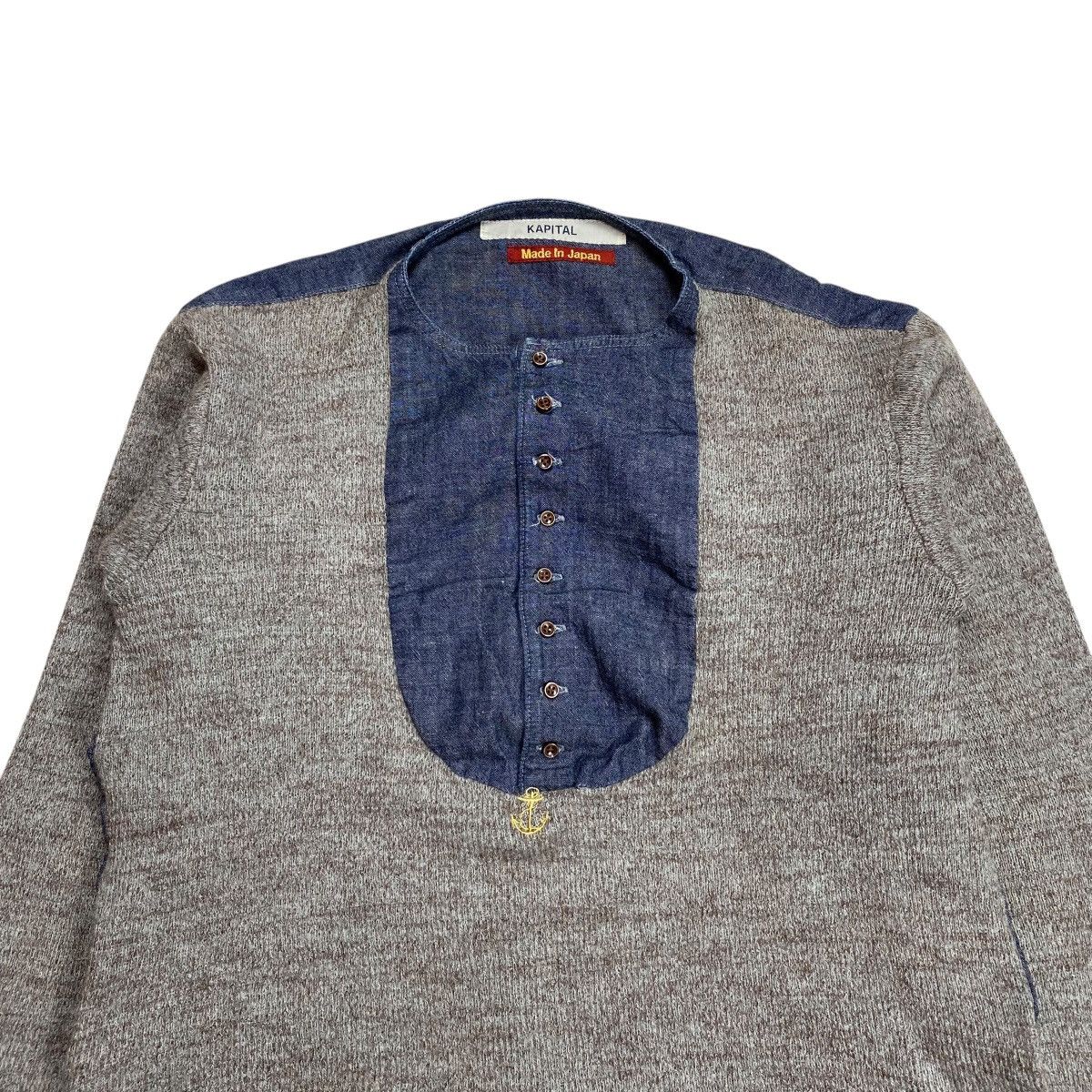 Kapital Kapital Hybrid Half Button Wool Mix Cotton Jacket Size US M / EU 48-50 / 2 - 3 Thumbnail