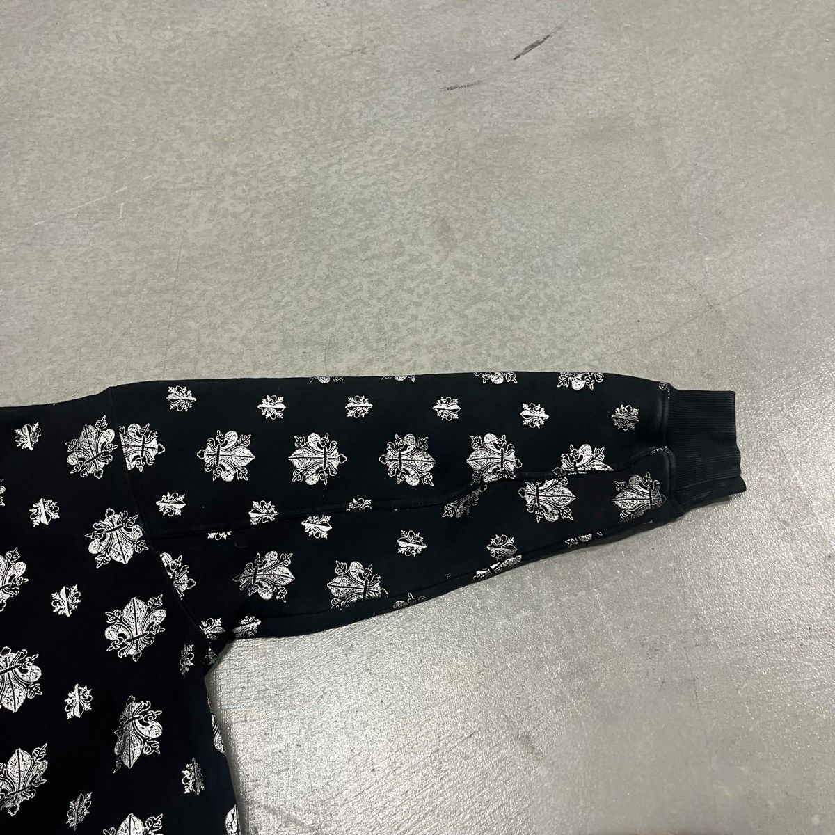 Southpole Vintage Y2K Southpole Fleur De Lis Black Zip Up Hoodie XL Size US XL / EU 56 / 4 - 5 Thumbnail