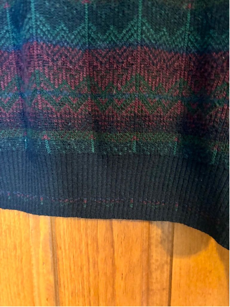Method Vintage Italian Knit Sweater XL Retro Pattern Coogi Style Size US XL / EU 56 / 4 - 6 Thumbnail