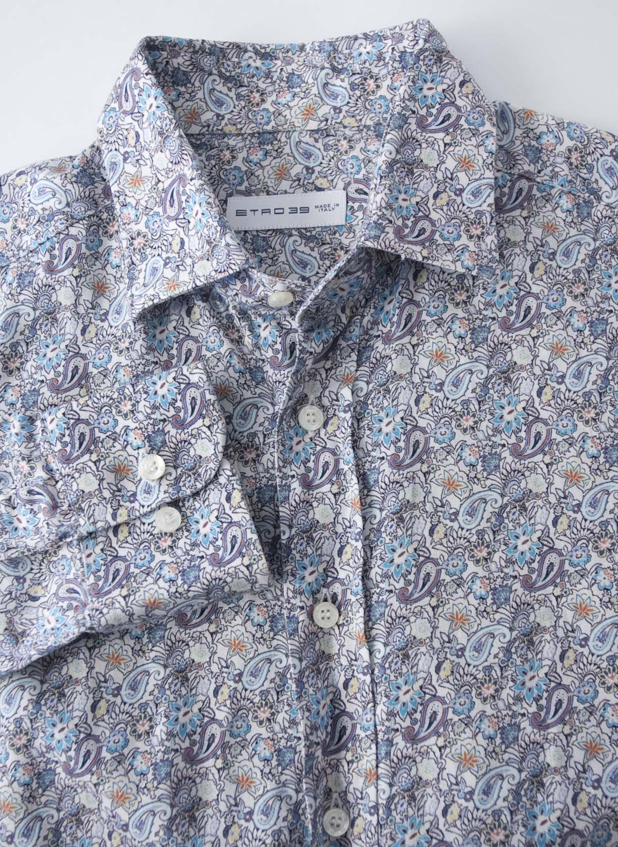 Etro Etro Shirt Size 39/ Medium Floral Size US M / EU 48-50 / 2 - 1 Thumbnail
