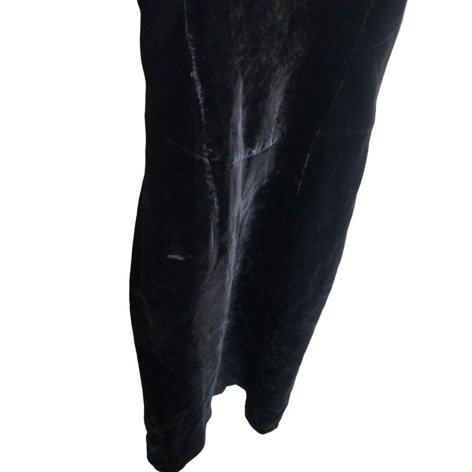 Jessica McClintock Vintage Jessica McClintock Velvet Midi Dress Fairy Grunge Size S / US 4 / IT 40 - 6 Thumbnail