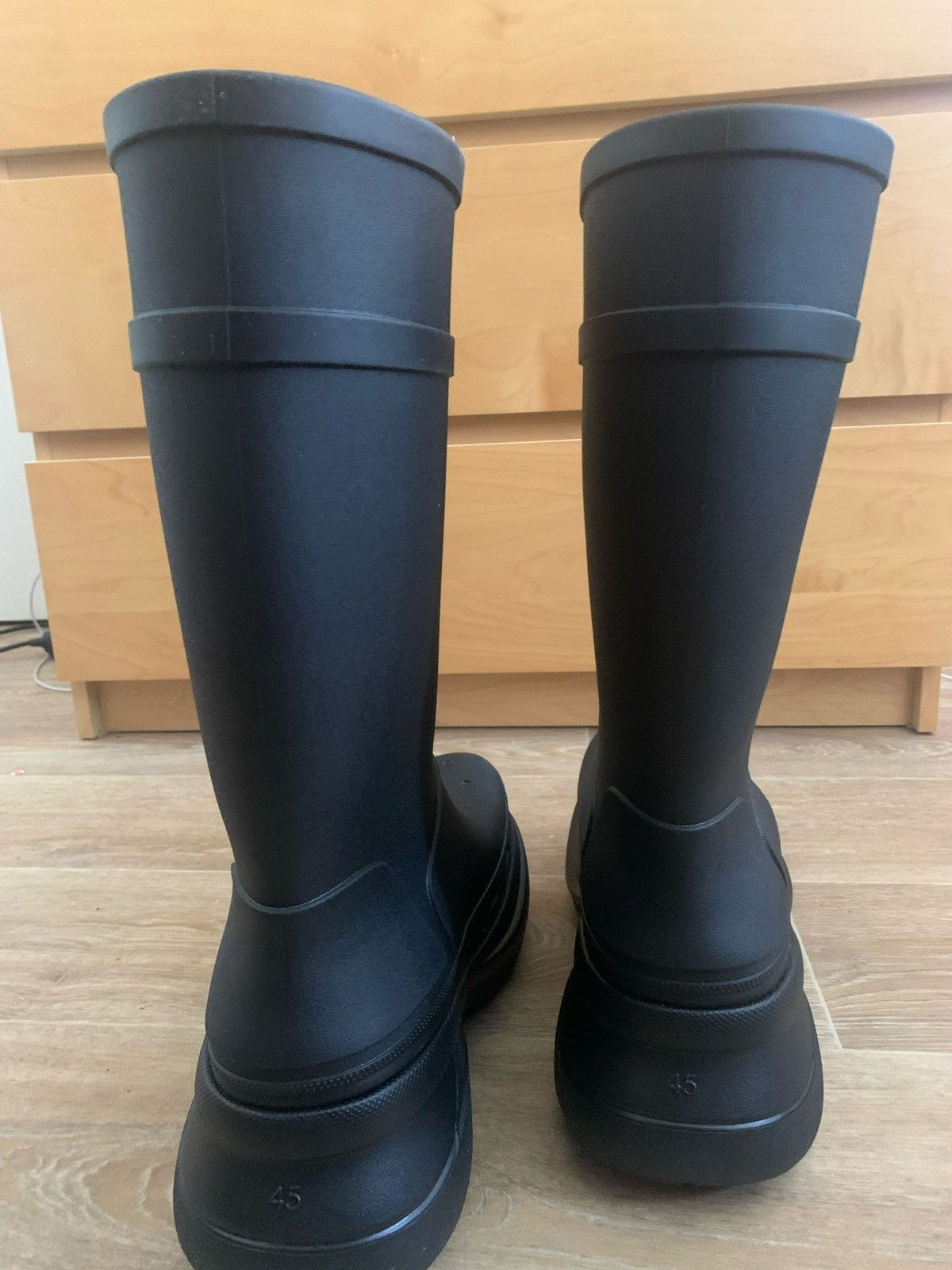 Balenciaga *Brandnew* Balenciaga Black Croc Boots Sz.45 Size US 12 / EU 45 - 6 Thumbnail
