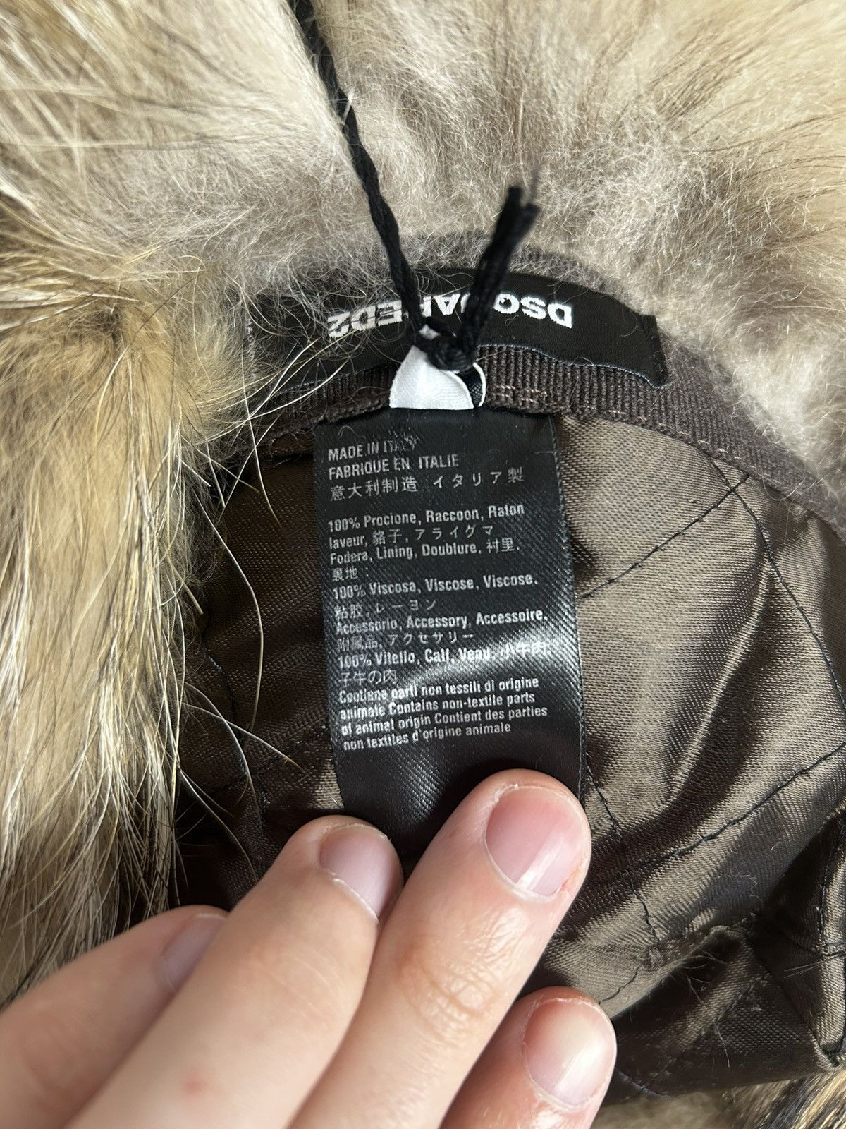 Dsquared2 Dsquared2 Oversized Fur Trapper Hat Size ONE SIZE - 12 Thumbnail