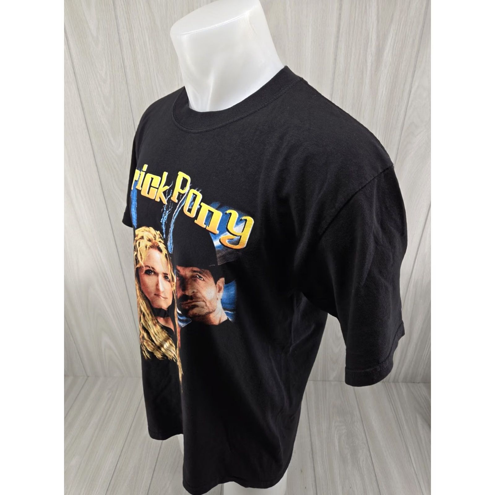 Gildan VINTAGE Trick Pony Tour T Shirt Large Black Short Sleeve Band Gildan Mens L Size US L / EU 52-54 / 3 - 5 Thumbnail