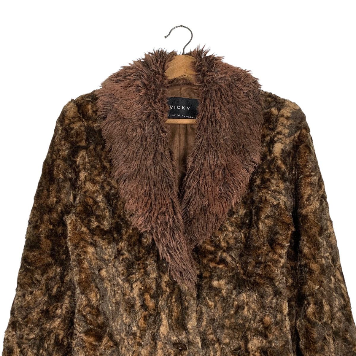 Japanese Brand Japanese Brand Vicky Faux Fur Elegance Coat Size M / US 6-8 / IT 42-44 - 2 Thumbnail