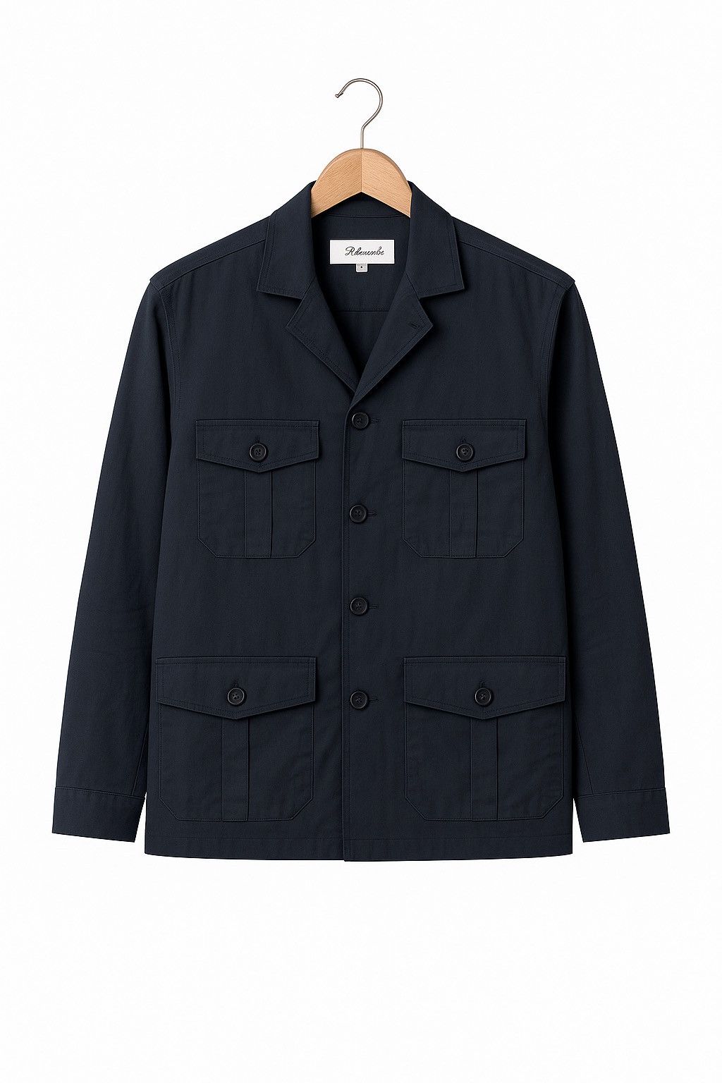 Japanese Brand Fukurou Japanese Workwear Field Jacket – Navy Four-Pocket Size US M / EU 48-50 / 2 - 1 Thumbnail