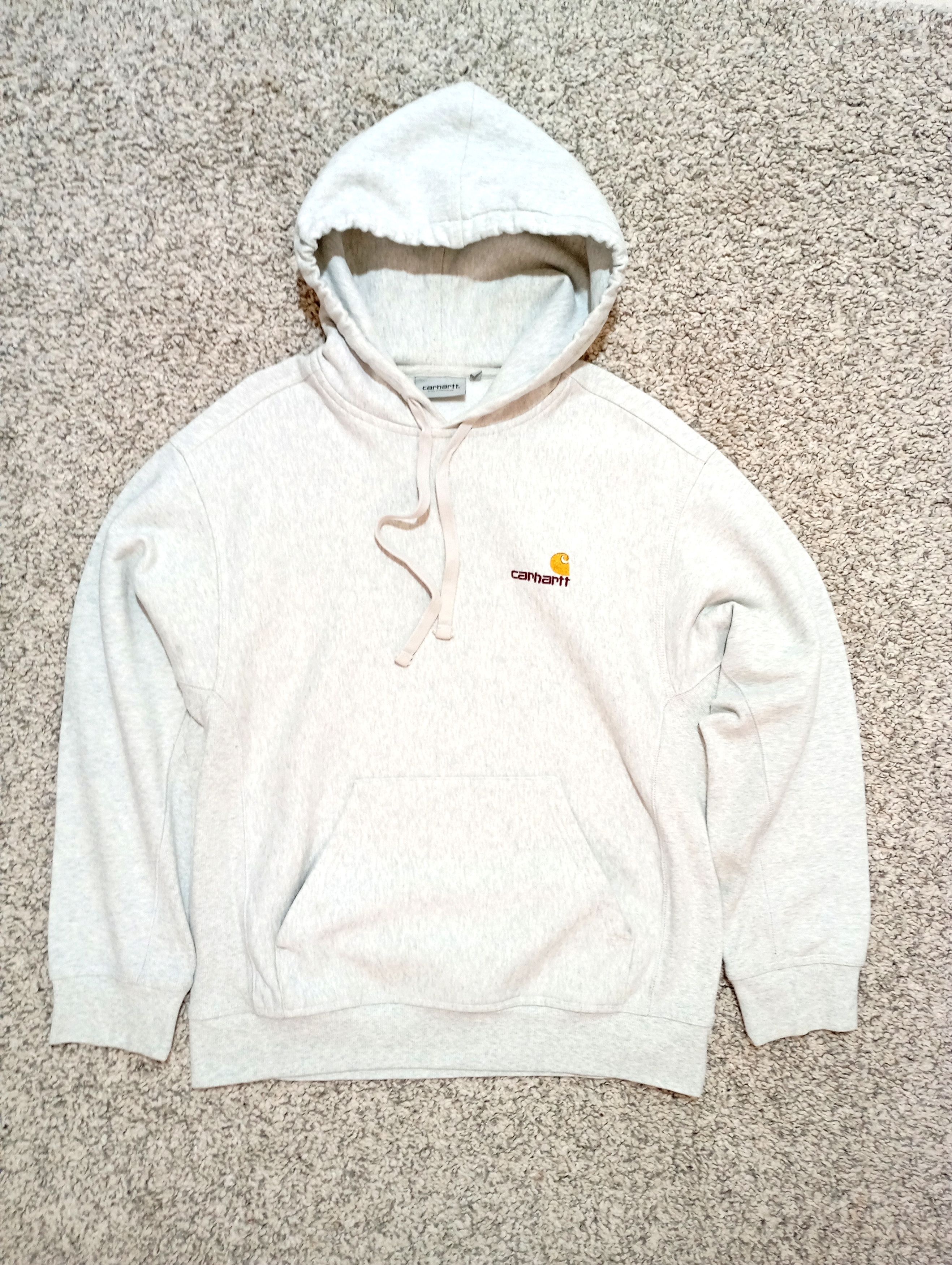 Carhartt × Vintage Vintage Carhartt Hooded American Script Sweat Hoodie Size US M / EU 48-50 / 2 - 1 Thumbnail