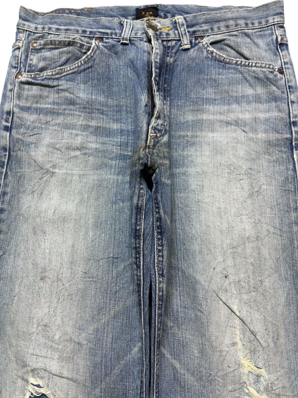 Lee Vintage Lee Union Made Faded Patches Denim Size US 32 / EU 48 - 2 Thumbnail